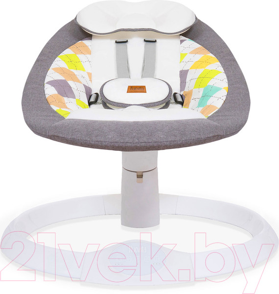 Изображение товара Детский шезлонг Nuovita Attento А1 (серый/белый)