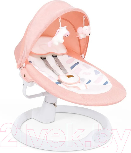 Изображение товара Детский шезлонг Nuovita Attento А1 (розовый/белый)