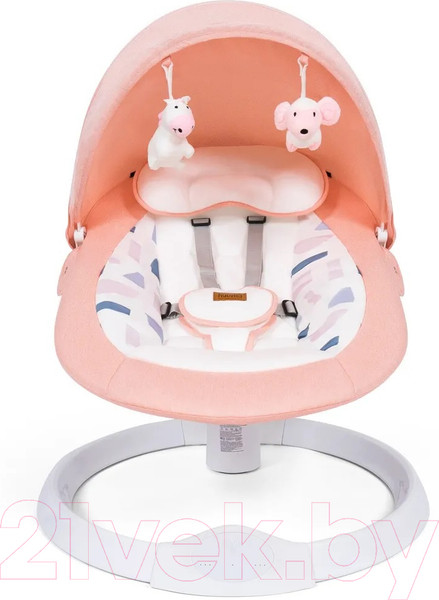 Изображение товара Детский шезлонг Nuovita Attento А1 (розовый/белый)