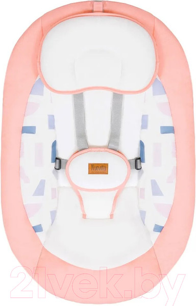 Изображение товара Детский шезлонг Nuovita Attento А1 (розовый/белый)