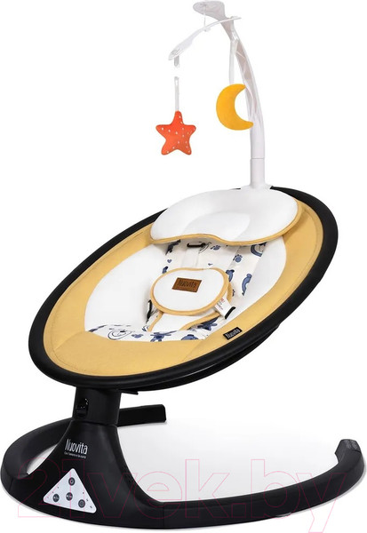 Изображение товара Детский шезлонг Nuovita Mistero MS1 (желтый/черный)