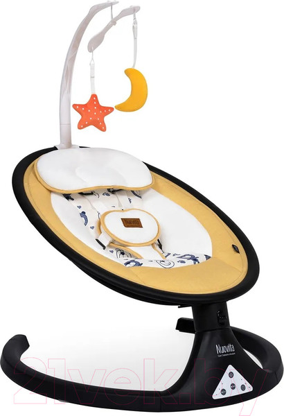 Изображение товара Детский шезлонг Nuovita Mistero MS1 (желтый/черный)