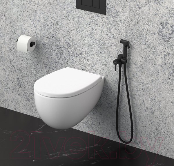 Изображение товара Гигиенический душ со смесителем Rubineta Ultra BK 625127