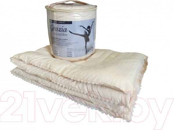 Изображение товара Одеяло АЭЛИТА Грация 140x205 (высокосиликонизированное микроволокно)