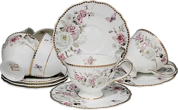 Изображение товара Набор для чая/кофе Lenardi Пионы 108-221