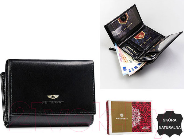 Изображение товара Портмоне Peterson PTN 247-BO-1864 (черный)