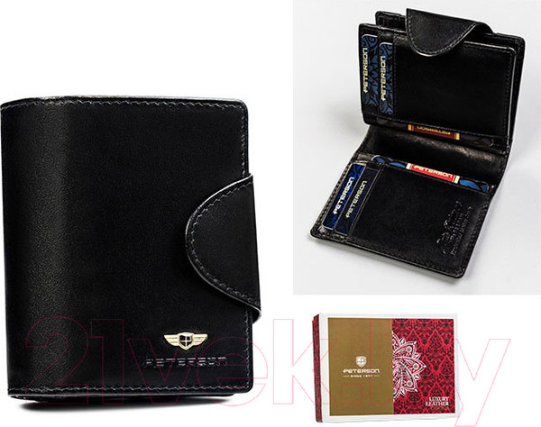 Изображение товара Портмоне Peterson PTN 2517-BO-6730 (черный)