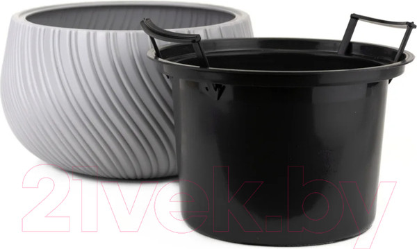 Изображение товара Кашпо Formplastic Mika 4592 (платина)