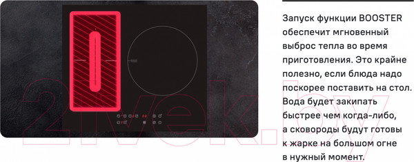 Изображение товара Индукционная варочная панель Maunfeld CVI453SBWH