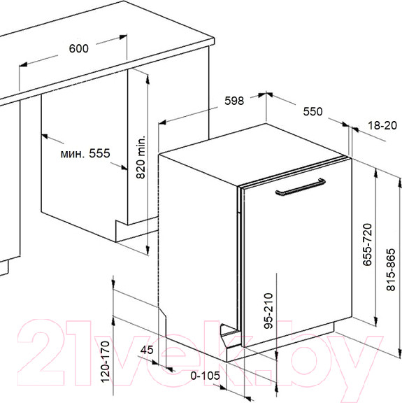Изображение товара Посудомоечная машина Maunfeld MLP-12IMROI