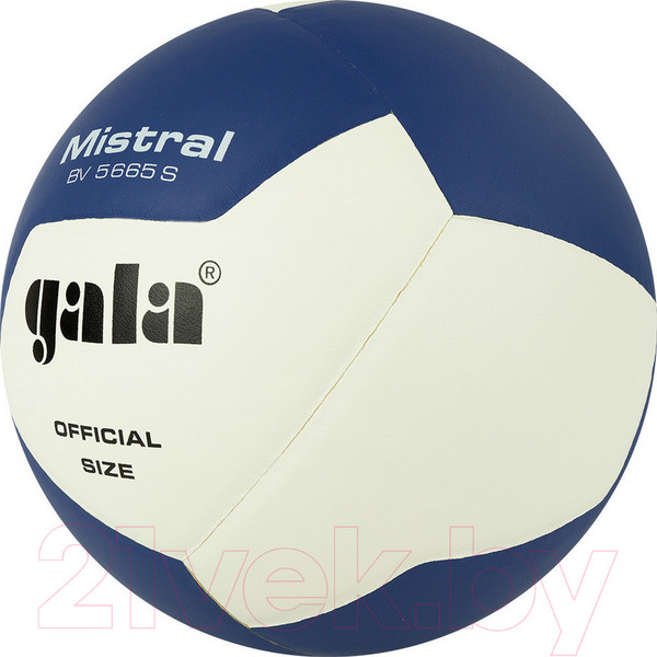 Изображение товара Мяч волейбольный Gala Sport Mistral 12 / BV5665S (размер 5, белый/синий)