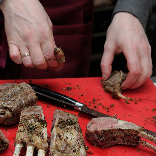 Изображение товара Разделочная доска Клен мки307/1 (красный)