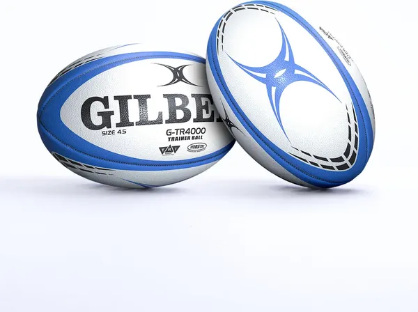 Изображение товара Мяч для регби Gilbert G-TR4000 / 42098105 (размер 5, белый/черный/синий)