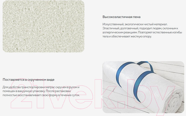 Изображение товара Наматрасник ортопедический Сонум Flat Middle 180x200