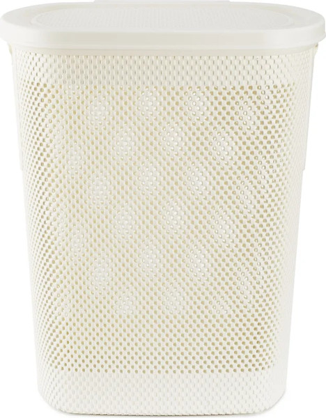 Изображение товара Корзина для белья Hobby Life Nickel / HL081021IV (слоновая кость)