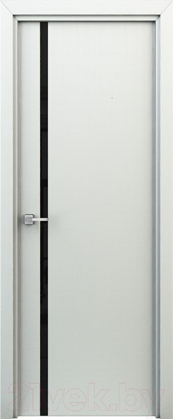 Изображение товара Дверной блок SMART Соло комплект 60x200 (белый/черное стекло)