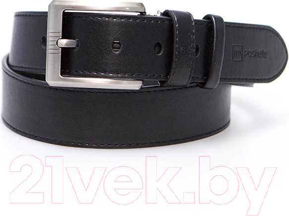 Изображение товара Ремень мужской Poshete 512-2288W-S-BLK (черный)