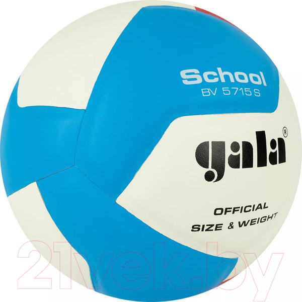 Изображение товара Мяч волейбольный Gala Sport School 12 / BV5715S (размер 5, белый/красный/голубой)