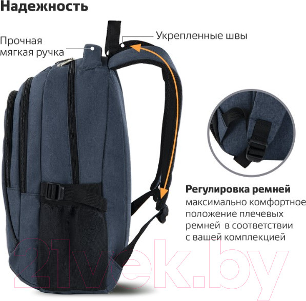 Изображение товара Рюкзак Brauberg High School / 270760 (синий)