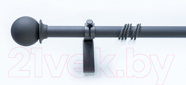 Изображение товара Карниз для штор Merry Bear Home Decor Аляска одинарный (1.6м, серый матовый)