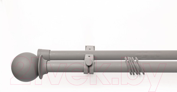 Изображение товара Карниз для штор Merry Bear Home Decor Аляска двойной (2м, хаки матовый)