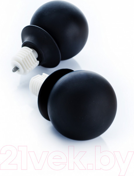 Изображение товара Карниз для штор Merry Bear Home Decor Аляска двойной (2.4м, черный матовый)