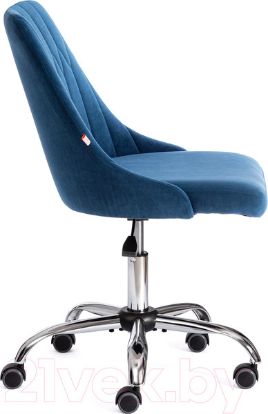 Изображение товара Кресло офисное Tetchair Swan флок (синий)