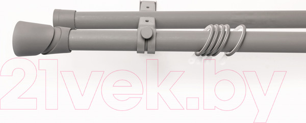 Изображение товара Карниз для штор Merry Bear Home Decor Стамбул двойной (2м, хаки матовый)