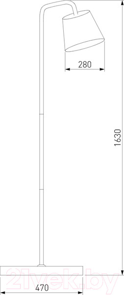 Изображение товара Торшер Евросвет 01135/1 (белый)