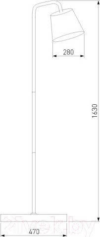 Изображение товара Торшер Евросвет 01135/1 (черный)