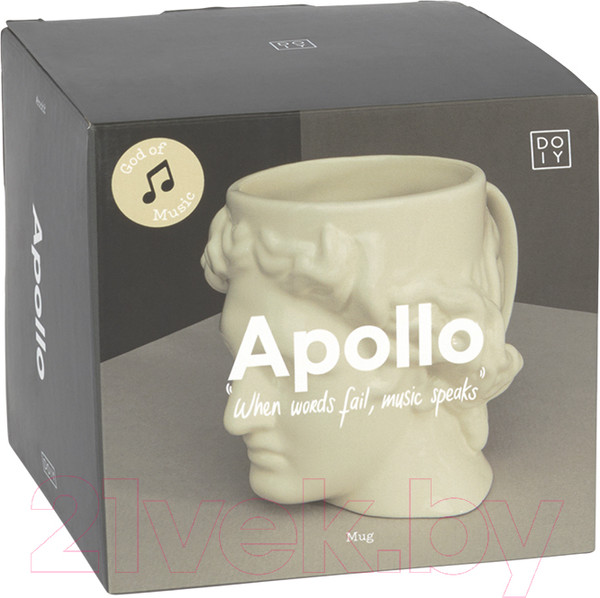 Изображение товара Кружка Doiy Apollo / DYMUGAPWH (белый)