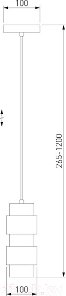 Изображение товара Потолочный светильник Евросвет 50235/1 (никель)