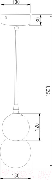 Изображение товара Потолочный светильник Евросвет 50251/1 LED (черный)