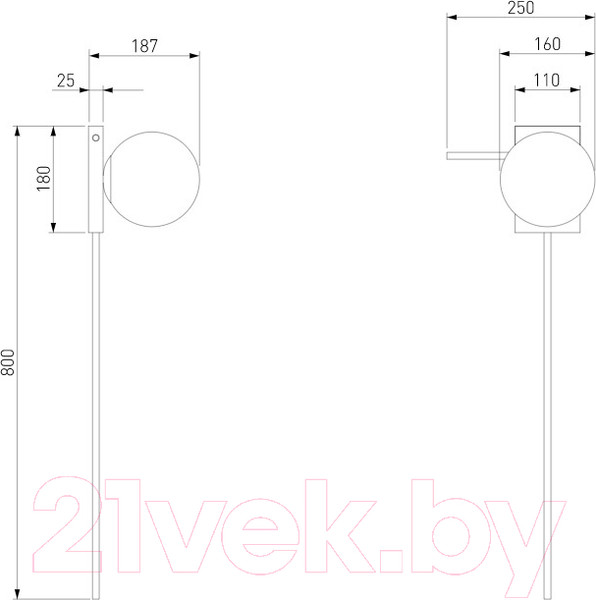 Изображение товара Бра Евросвет 40033/1 (белый)