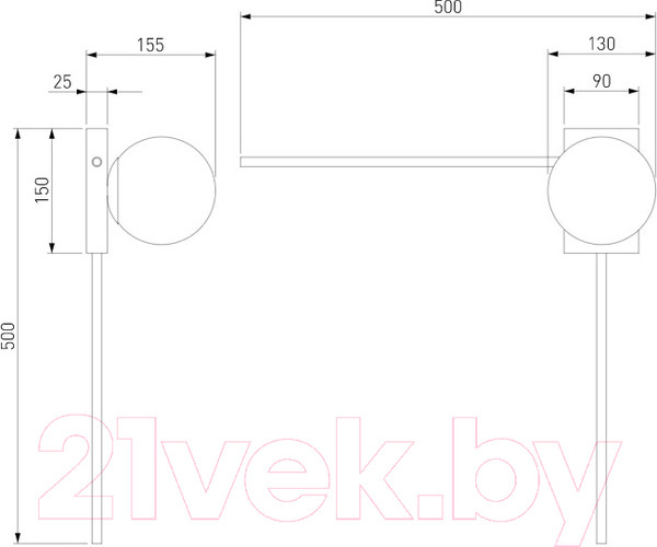 Изображение товара Бра Евросвет 40035/1 (белый)