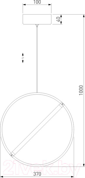 Изображение товара Потолочный светильник Евросвет 90281/1 (хром)