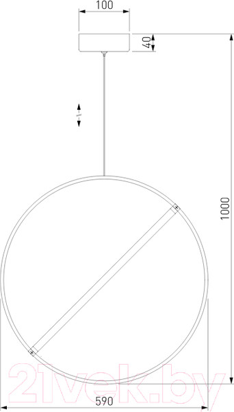 Изображение товара Потолочный светильник Евросвет 90282/1 (хром)
