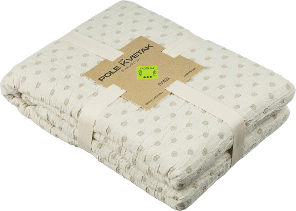 Изображение товара Плед Pole Kvetak (Беларускі лён) 220x155 22С158-ШР/у./л.с.уп. (330 Барышня-крестьянка-3/сорт1)