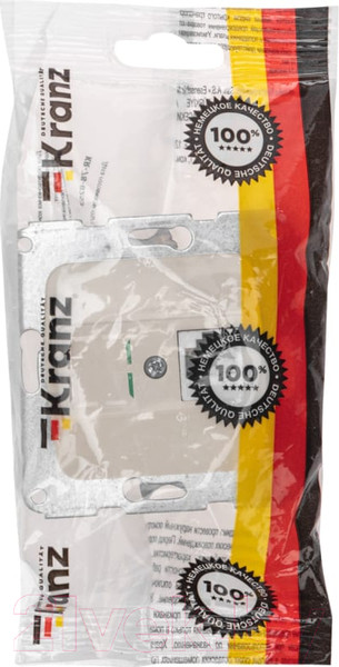Изображение товара Розетка Kranz KR-78-0253 (бежевый)