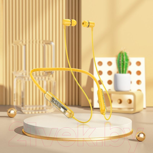 Изображение товара Беспроводные наушники Hoco ES65 (желтый)