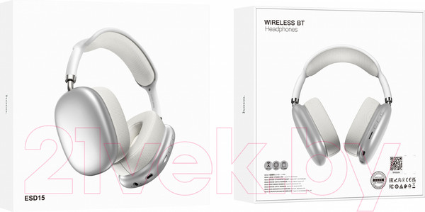 Изображение товара Беспроводные наушники Hoco ESD15 (серебристый)