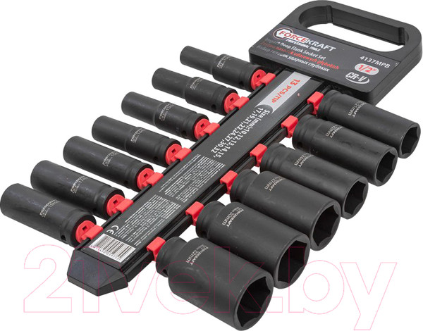 Изображение товара Набор головок слесарных ForceKraft FK-4137MPB (52543)