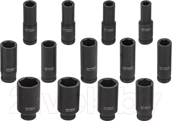 Изображение товара Набор головок слесарных ForceKraft FK-4137MPB (52543)