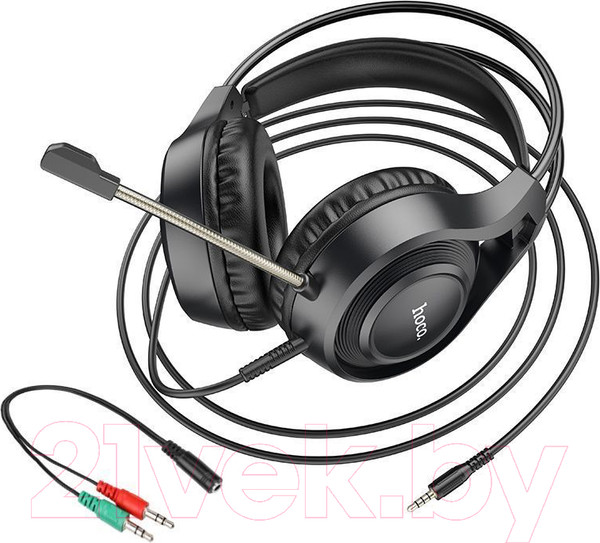 Изображение товара Наушники-гарнитура Hoco W106 (черный)