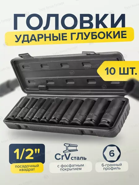 Изображение товара Набор головок слесарных Partner PA-4107-5MPB (54747)