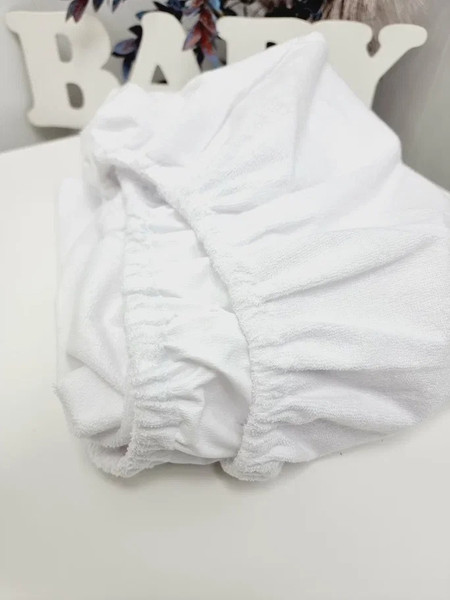 Изображение товара Наматрасник в кроватку Sofi Lux 4201 (120х60, белый)