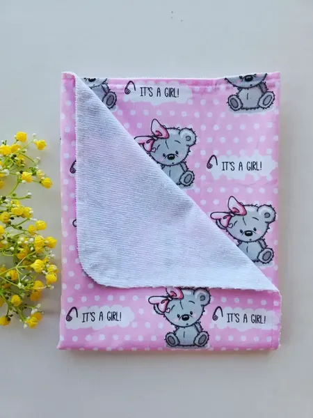 Изображение товара Набор пеленок детских Sofi Многоразовая Зигзаги / 1036 (2шт, розовый)