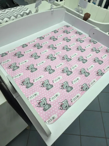 Изображение товара Набор пеленок детских Sofi Многоразовая Зигзаги / 1036 (2шт, розовый)