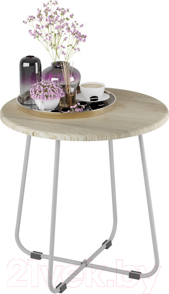 Изображение товара Журнальный столик Мебелик BeautyStyle 14 (дуб сонома/металлик)