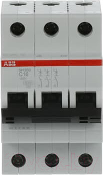 Изображение товара Выключатель автоматический ABB SH203-C16 3P 16А / 2CDS213001R0164
